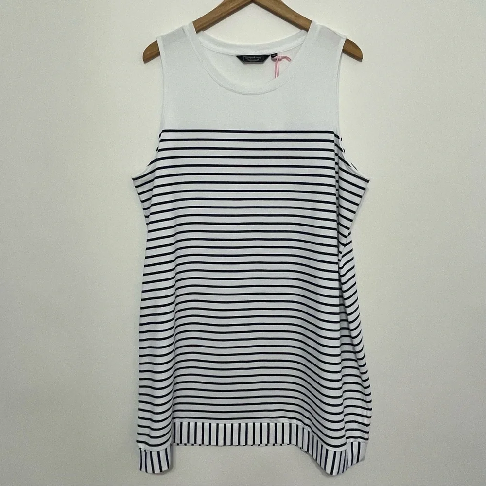 Vineyard Vines Lighthouse Navy T-Shirt Dress Size XL